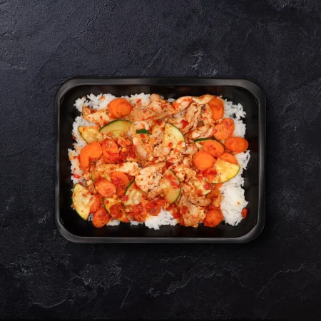 Kippendij Harissa met rijst